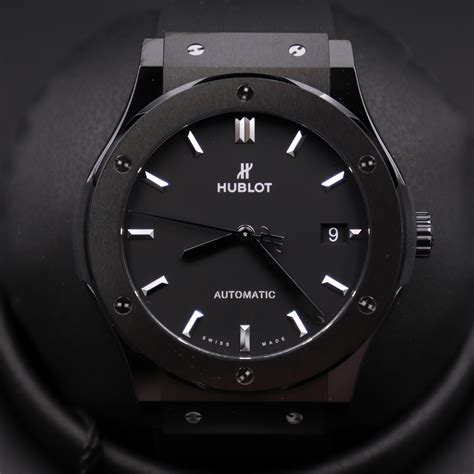 hublot red and black watch|Hublot black fusion.